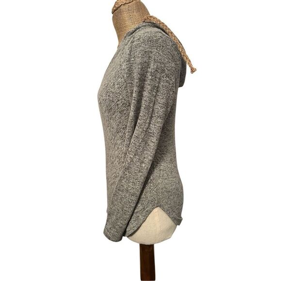 Bobeau hoodie brushed fabric sweatshirt sz XS grey - Picture 6 of 6